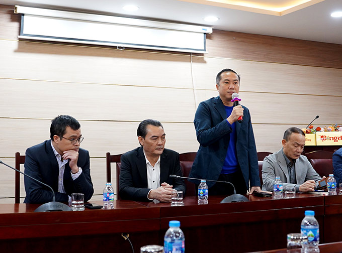 Ông Nguyễn Xuân Vũ - Phó Chủ tịch VFF phụ trách truyền thông trực tiếp phụ trách, chỉ đạo và điều hành toàn bộ hoạt động của Tạp chí Bóng đá - Ảnh: Đức Cường