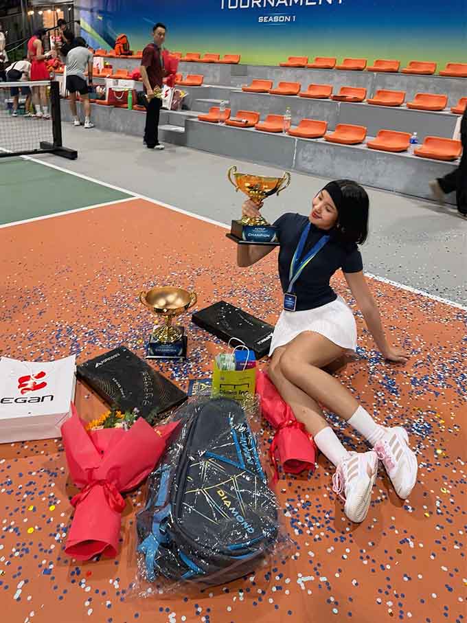 Hoài Phương đăng quang giải Major League Pickleball