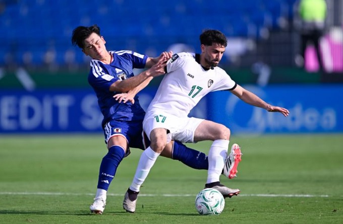 U23 Syria (áo trắng) sẽ gặp khó trước U23 Qatar