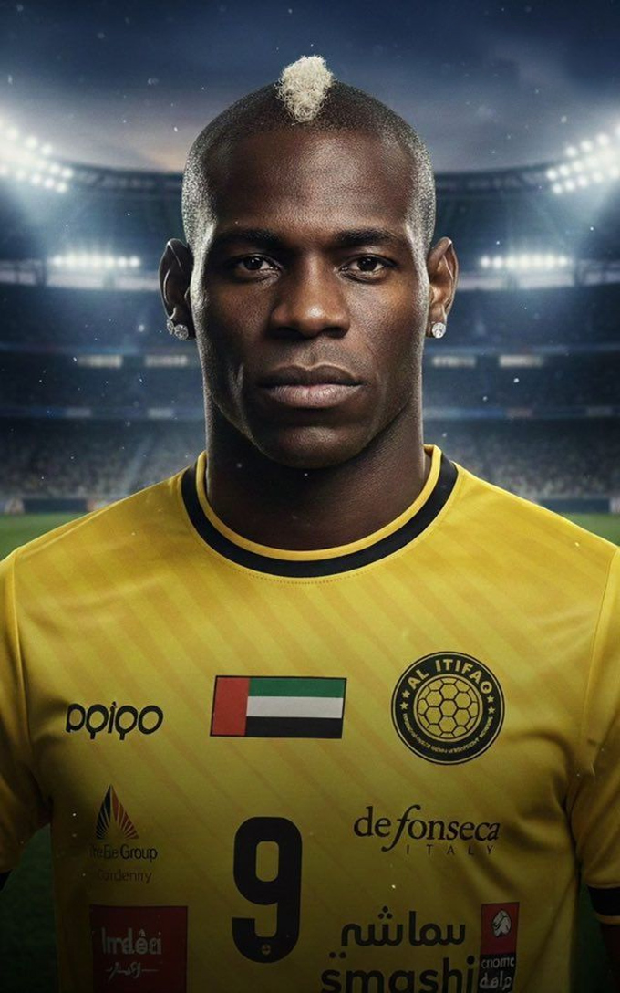 Balotelli ký hợp đồng 2 năm rưỡi với Al Ittifaq FC