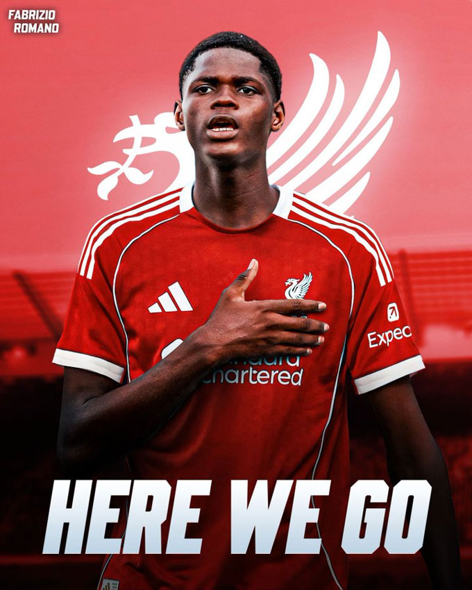 Liverpool đã đạt thỏa thuận miệng để chiêu mộ Mor Ndiaye