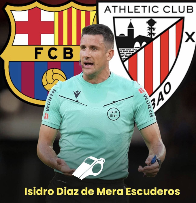 Trọng tài Isidro Diaz de Mera gây ra nhiều tranh cãi