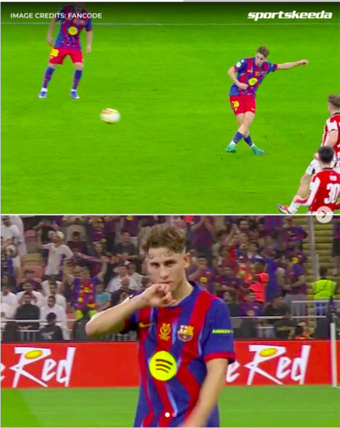 Và anh hành hạ hàng thủ của Bilbao bằng những pha bứt tốc và khả năng luồn lách nhờ trọng tâm thấp của mình