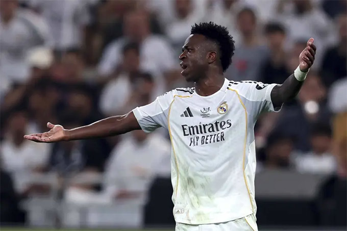 Vinicius tiếp tục là tâm điểm của những rắc rối không phải chuyên môn