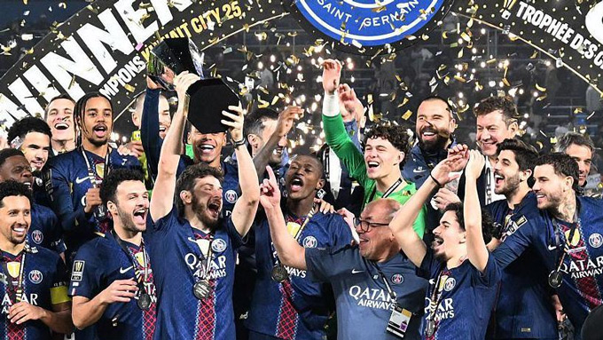 PSG vô địch Siêu cúp Pháp 2025