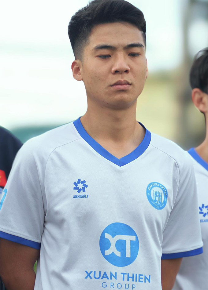 Trần Gia Huy được kỳ vọng sẽ giúp Phú Thọ thi đấu khởi sắc ở lượt về hạng Nhất 2025/27 - Ảnh: XTPT