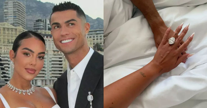  Cristiano Ronaldo và Georgina Rodriguez đã đính hôn