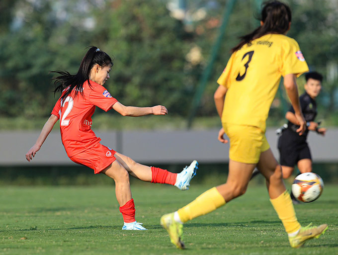 Thanh Hiếu là nhân tố triển vọng của ĐT nữ Việt Nam trong tương lai gần - Ảnh: VFF 