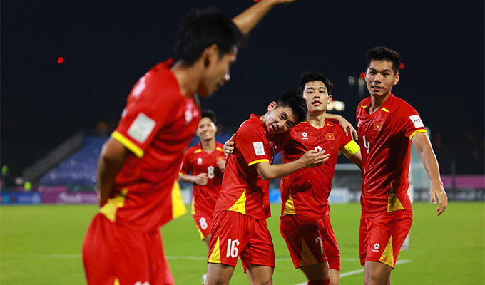 U23 Việt Nam được thương 1,1 tỷ đồng sau 2 trận thắng ở U23 châu Á 2026- Ảnh: Diệp Nam 