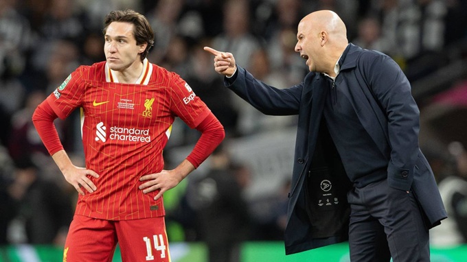 Chiesa đã không chiếm được niềm tin của HLV Arne Slot