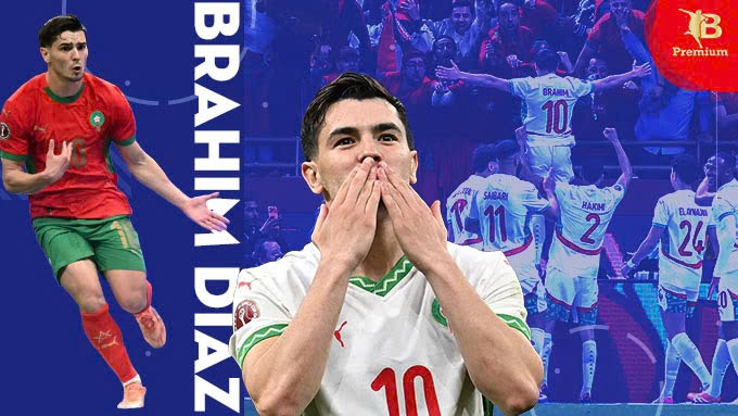 Brahim Diaz đang là người hùng của Morocco tại AFCON 2025