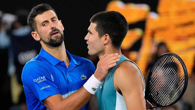 So tài với các tay vợt trẻ là thử thách lớn với Djokovic