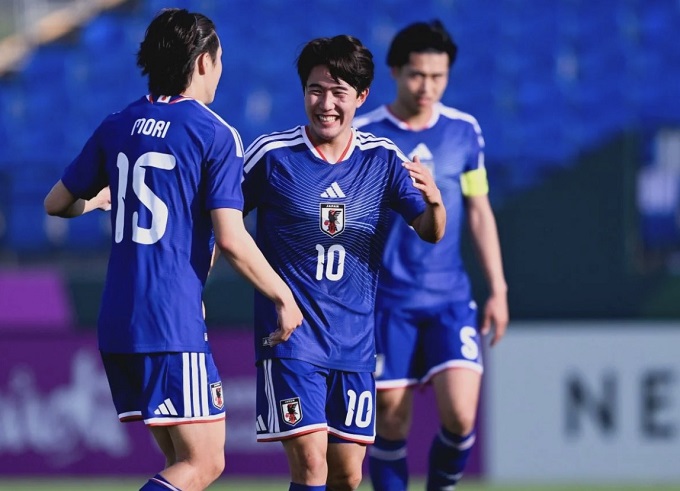U23 Nhật Bản đã đứng nhất bảng B 