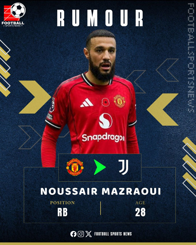 Juventus muốn chiêu mộ Mazraoui