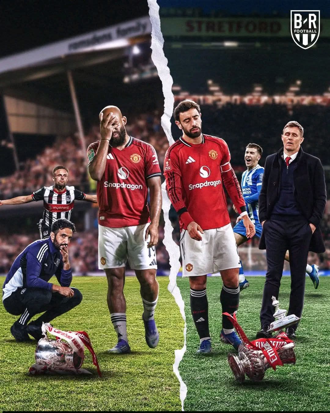 MU sớm dừng chân ở cả Carabao Cup và FA Cup