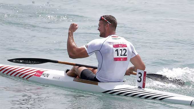 Dudas là cái tên quen thuộc trong làng kayak Hungary