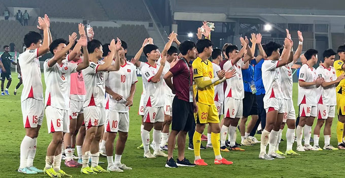 U23 Việt Nam cảm ơn người hâm mộ 