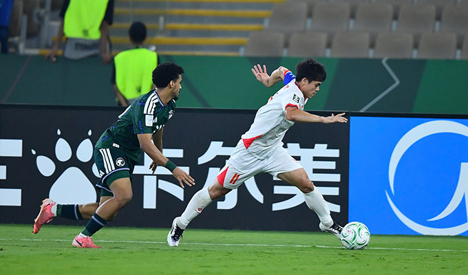 Văn Khang và đồng đội khiến chủ nhà Saudi Arabia sớm bị loại - Ảnh: Ted Trần TV 