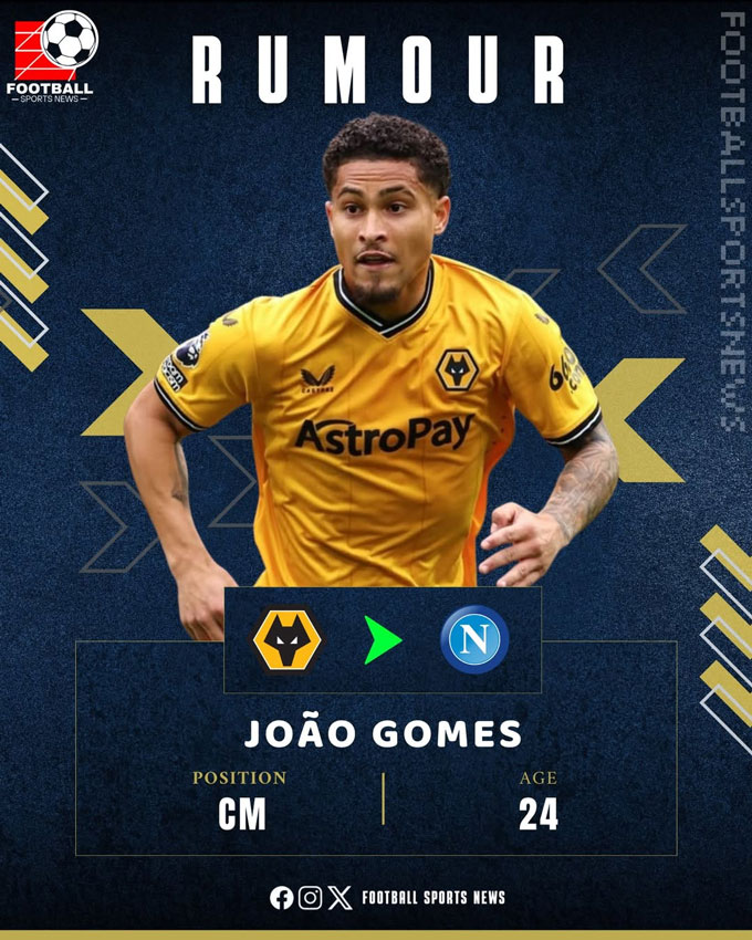 Joao Gomes đạt thỏa thuận cá nhân với Napoli
