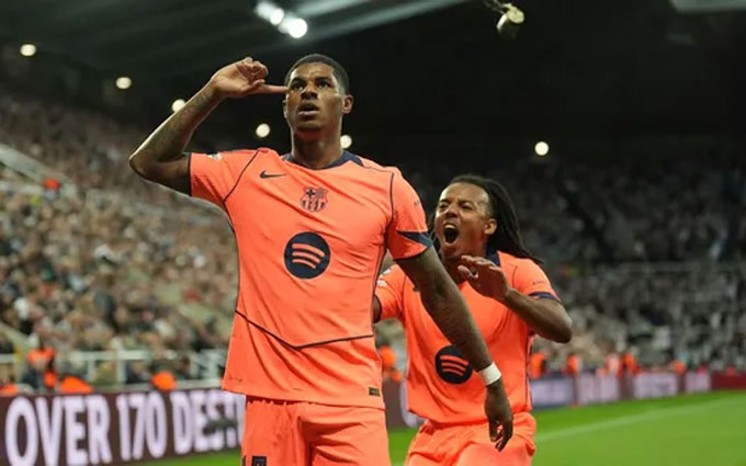 Rashford thi đấu tốt từ khi khoác áo Barca