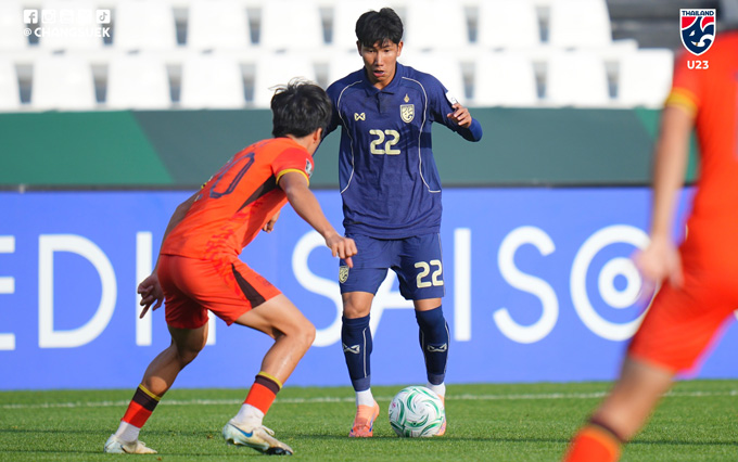 U23 Thái Lan bị loại sau trận hoà với với Trung Quốc