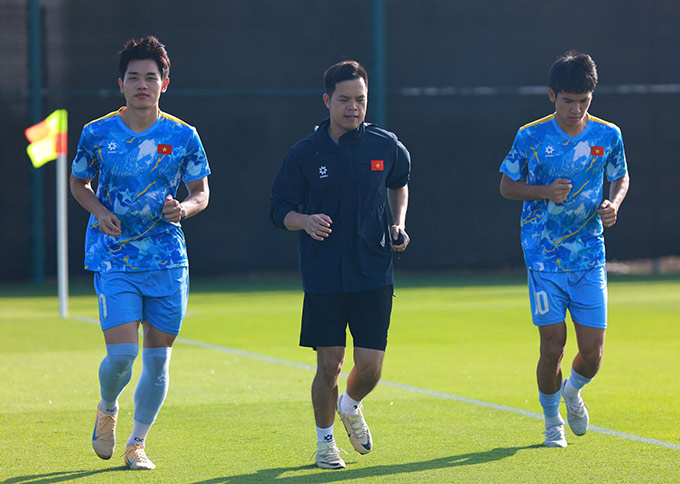 Văn Thuận và Đình Bắc chưa thể có trạng thái tốt nhất - Ảnh: Ted Trần TV