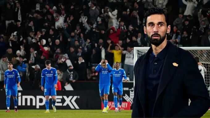 Real Madrid thua Albacete trong trận ra mắt của HLV Alvaro Arbeloa.
