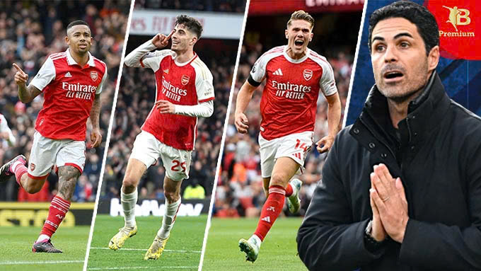 Arteta cùng Arsenal hiện không có chân sút chủ lực nào