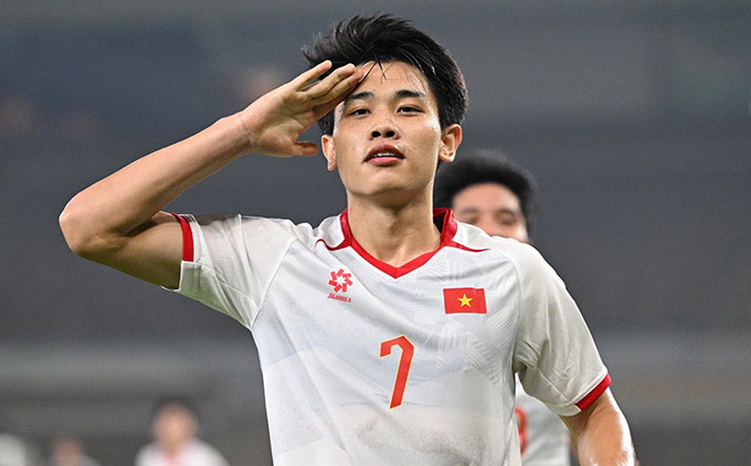 Đình Bắc đang có phong độ tốt tại VCK U23 châu Á 2026 - Ảnh: AFC 