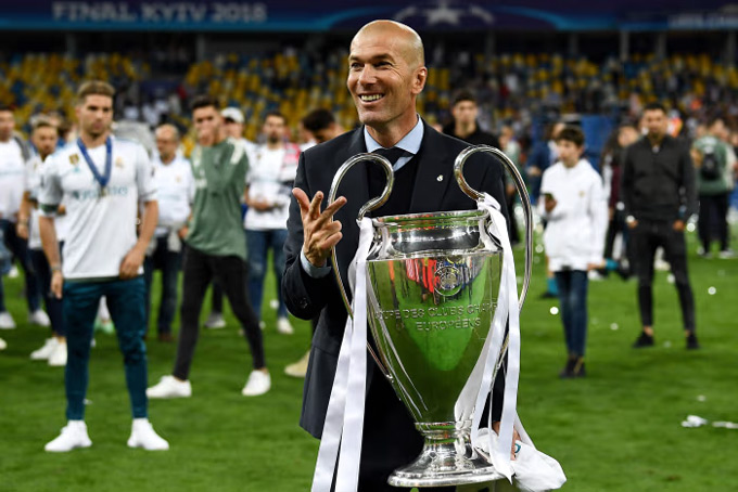 Zidane đã trải qua những năm tháng đại thành công tại Real Madrid