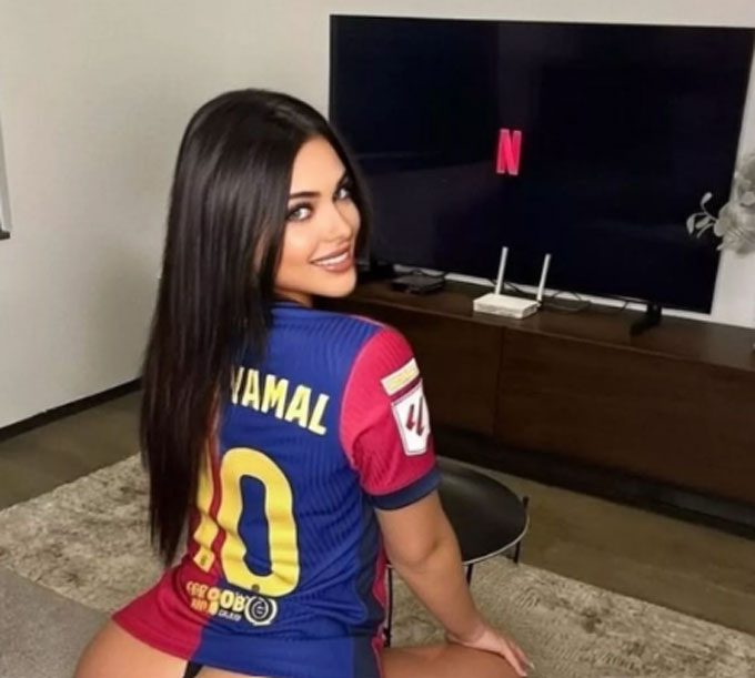 Suzy Cortez đang để mắt tới Yamal