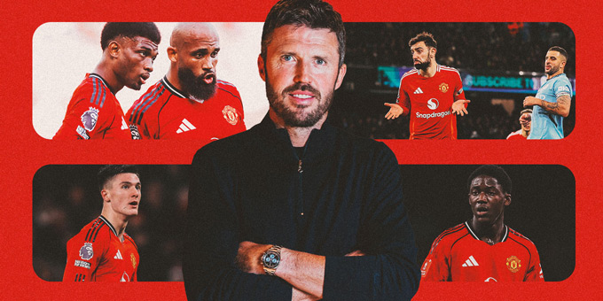 5 câu hỏi lớn cho HLV Carrick trước trận MU vs Man City