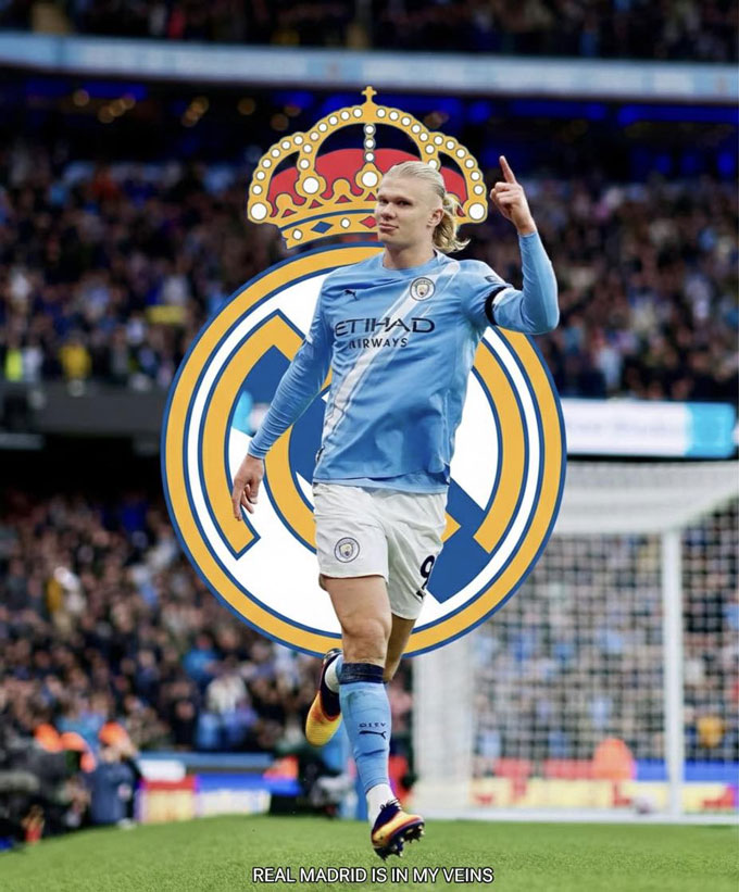 Real quyết chi 500 triệu euro để chiêu mộ Haaland