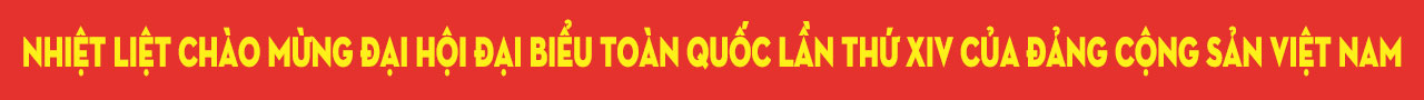 Chào mừng đại hội Đảng các cấp lần thứ XIV