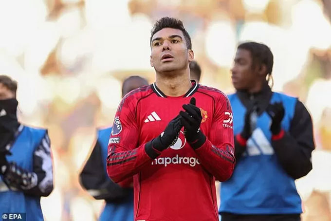 Casemiro sẽ phải đá chính 35 trận mùa này mới có thể kích hoạt điều khoản gia hạn với MU