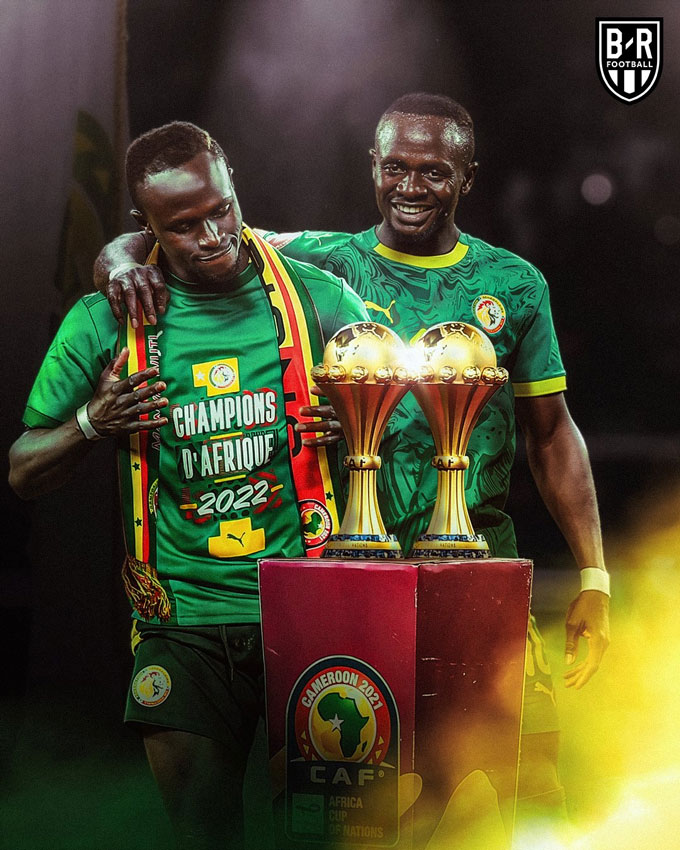 Mane đi vào lịch sử bóng đá Senegal với 2 chức vô địch AFCON