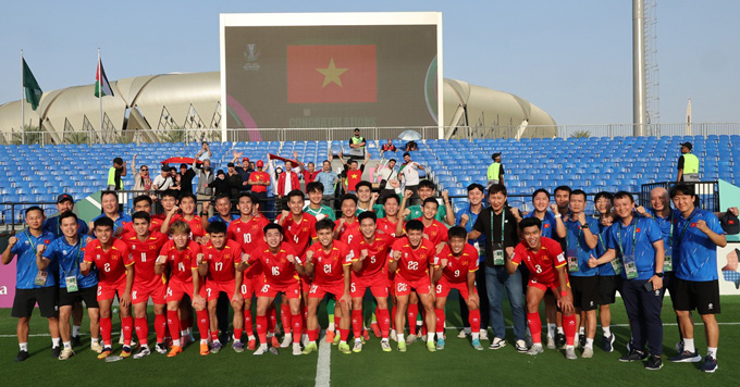 ĐT U23 Việt Nam đã sẵn sàng bước vào trận đấu với U23 Trung Quốc