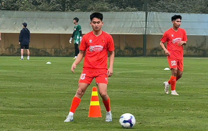 An Khánh từng nhiều lần được triệu tập lên các đội tuyển trẻ của Việt Nam nhưng chưa có duyên ghi dấu ấn