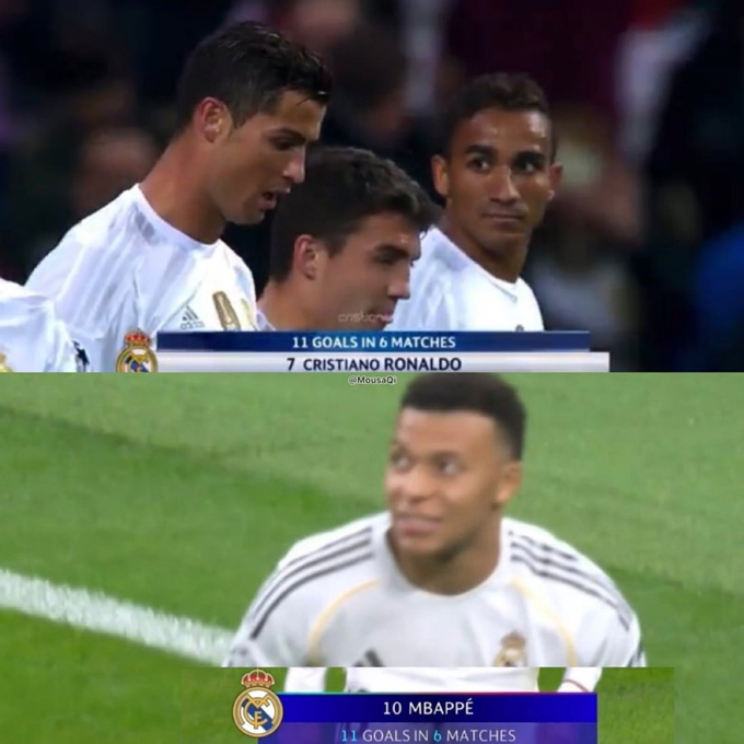 Mbappe cân bằng kỷ lục của Ronaldo