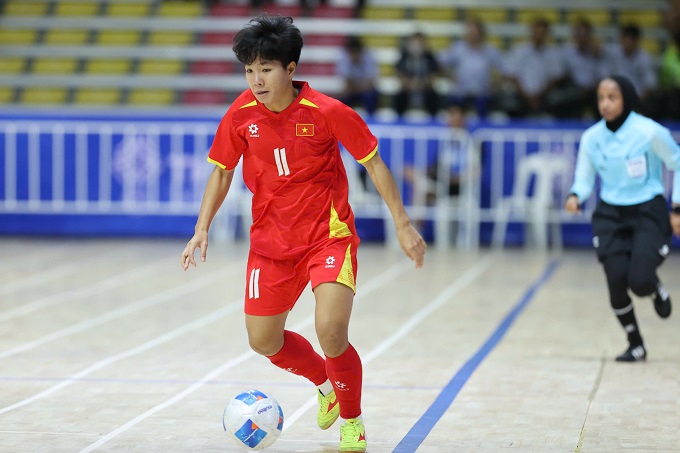 ĐT futsal nữ Việt Nam đối mặt với LTĐ rất khó khăn ở vòng bảng. Ảnh: Đức Cường 
