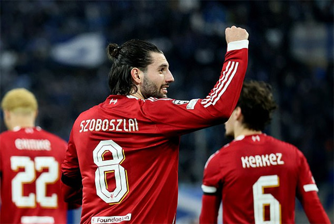 Szoboszlai lập siêu phẩm đá phạt mang về chiến thắng cho Liverpool