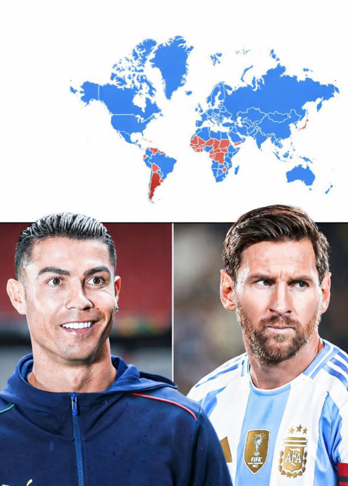 Ronaldo “ăn đứt” Messi về độ tìm kiếm trên Google