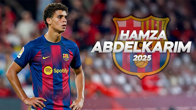 Hamza Abdelkarim sắp tới Barca theo dạng cho mượn