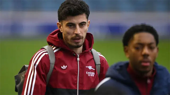 Havertz lại mới tái phát chấn thương đầu gối