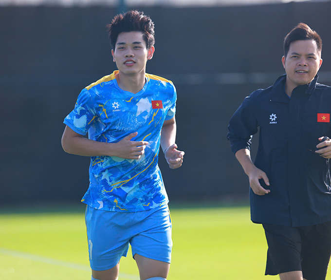 Đình Bắc khát khao cống hiến trận cuối cùng trong sự nghiệp cầu thủ trẻ - Ảnh: Ted Trần TV