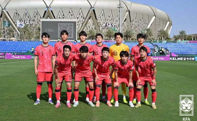 U23 Hàn Quốc đấu U23 Việt Nam tại trận tranh hạng Ba U23 châu Á 2026
