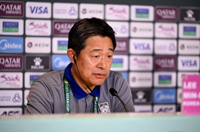HLV Lee Min Sung muốn U23 Hàn Quốc tấn công hiệu quả hơn - Ảnh: KFA