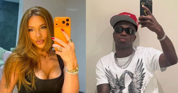 Virginia Fonseca đang đi lại với Vinicius Junior