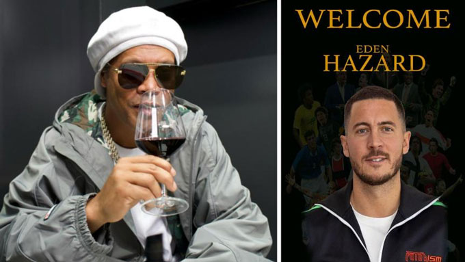 Eden Eden Hazard nối gót Ronaldinho kinh doanh rượu vang