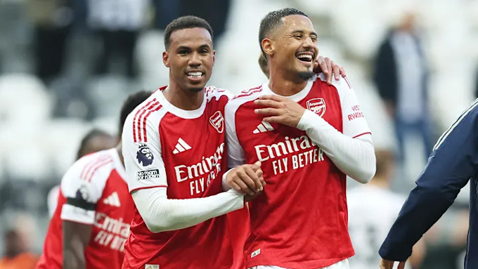 Gabriel và Saliba là cặp trung vệ thép